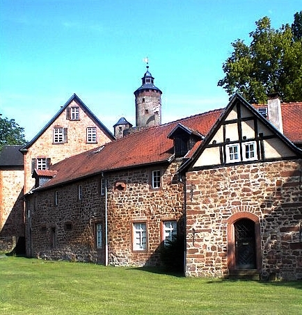 Mauer um das Schloss in Büdingen