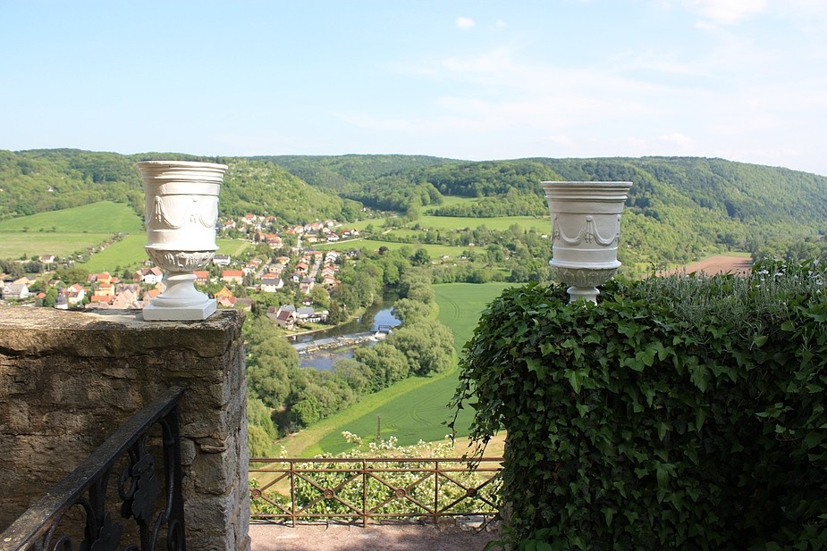 Mauerdurchblick Dornburger Schlösser