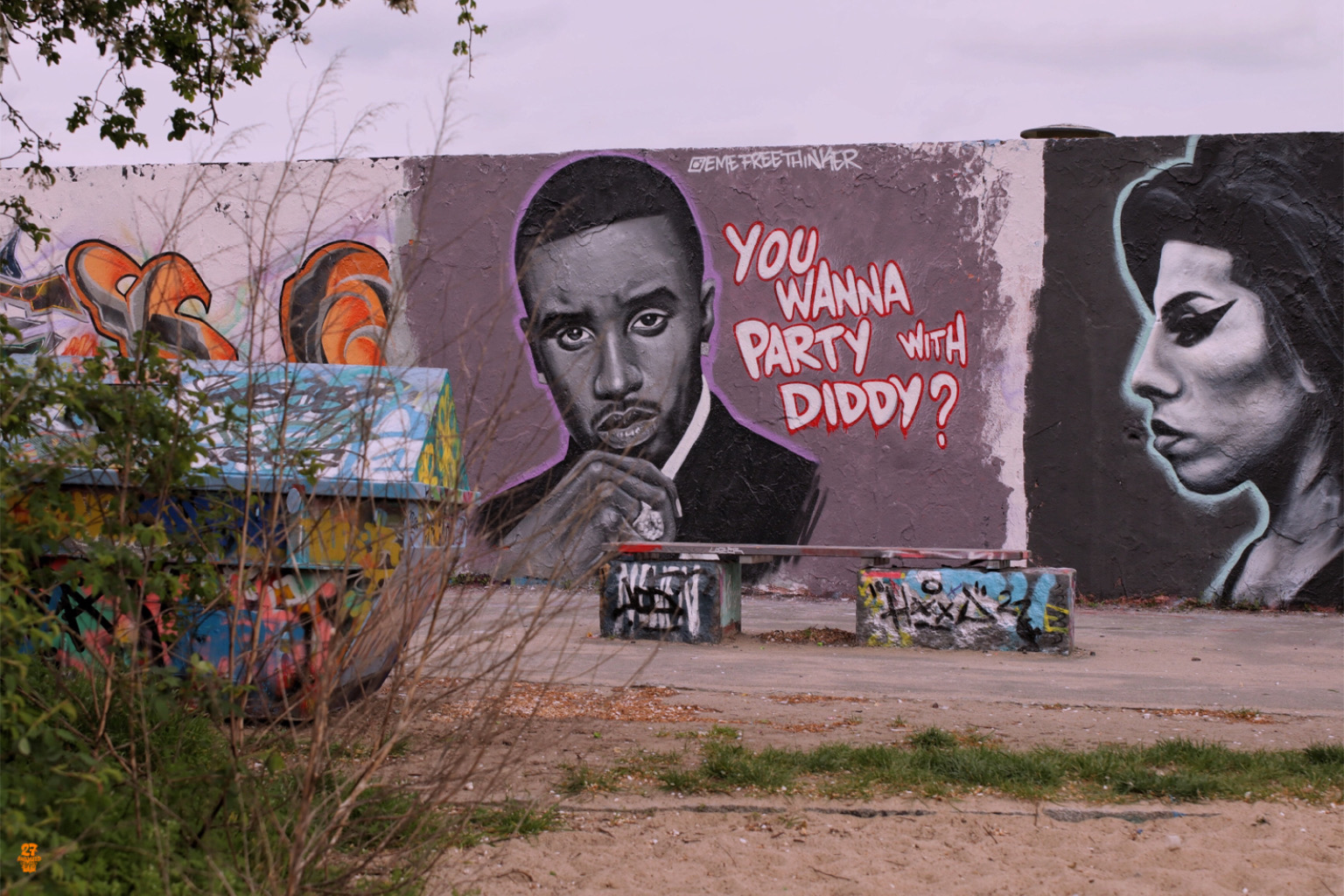 Mauerpark Berlin - P. Diddy 