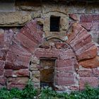 Mauerwerk auf der Burg Ruine