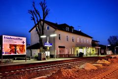 Maulwurf am Borghorster Hauptbahnhof