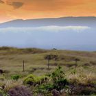 Mauna Kea in verschwommenen Farben