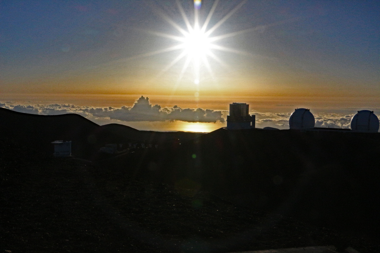 Mauna Kea - kurz vor dem Sonnenuntergang