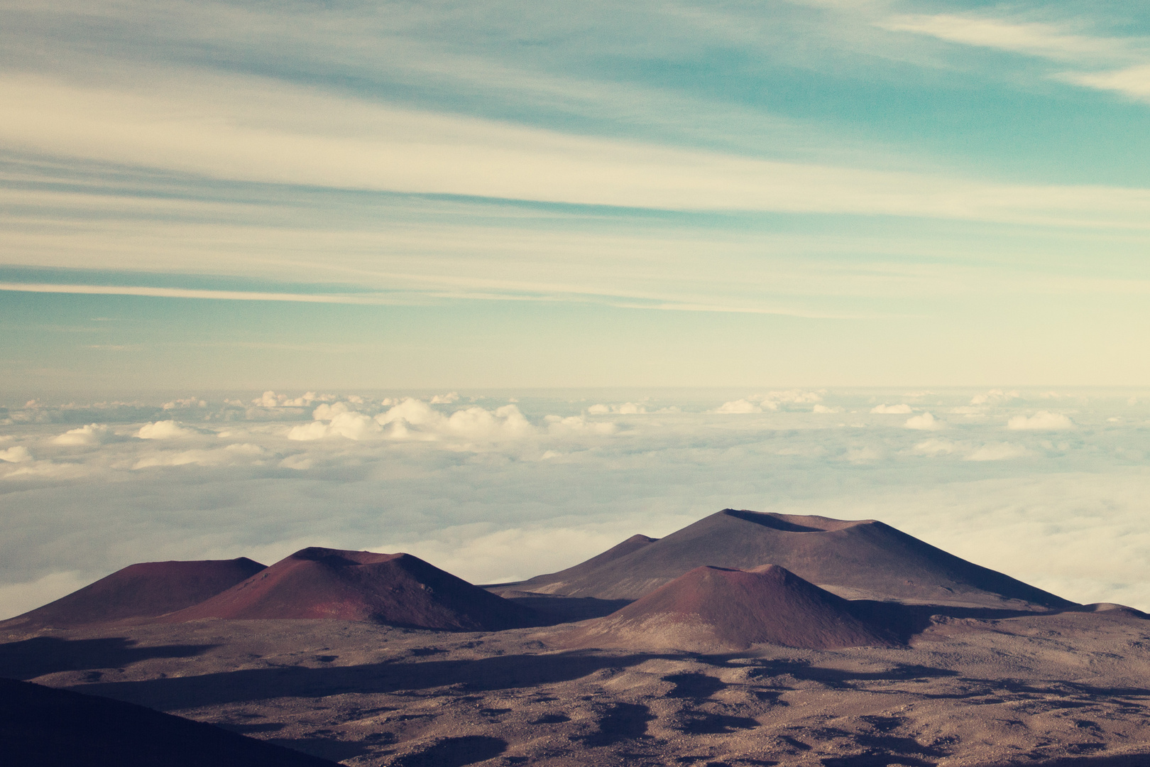 Mauna Kea - somewhere over the clouds...