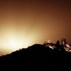 Maurenburg in Sintra bei Nacht