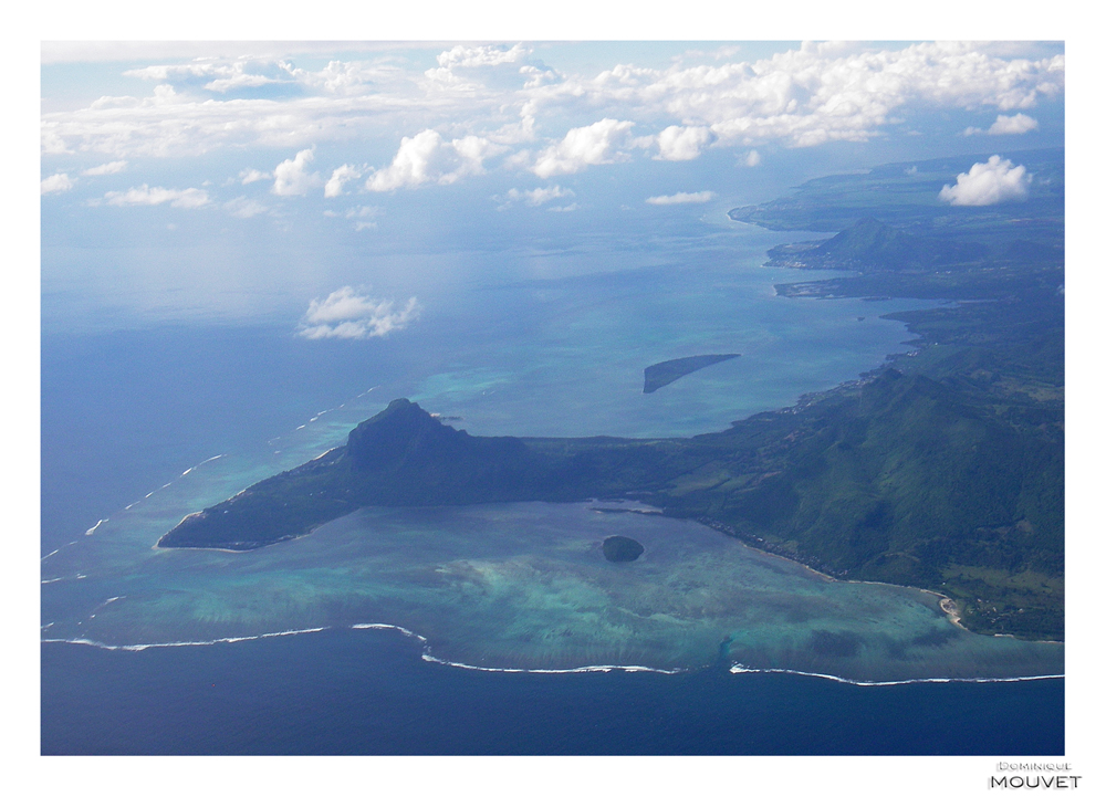 Maurice vue du ciel......