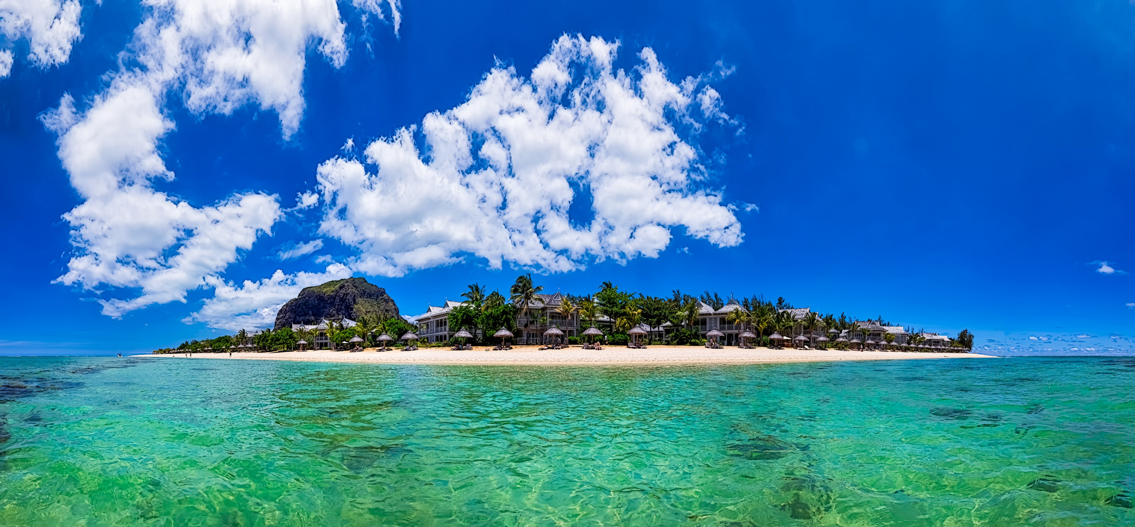 Mauritius Panorama Foto Bild Strand Meer Wasser Wolken Bilder Auf Fotocommunity