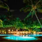Mauritius Pool unter Sternenhimmel