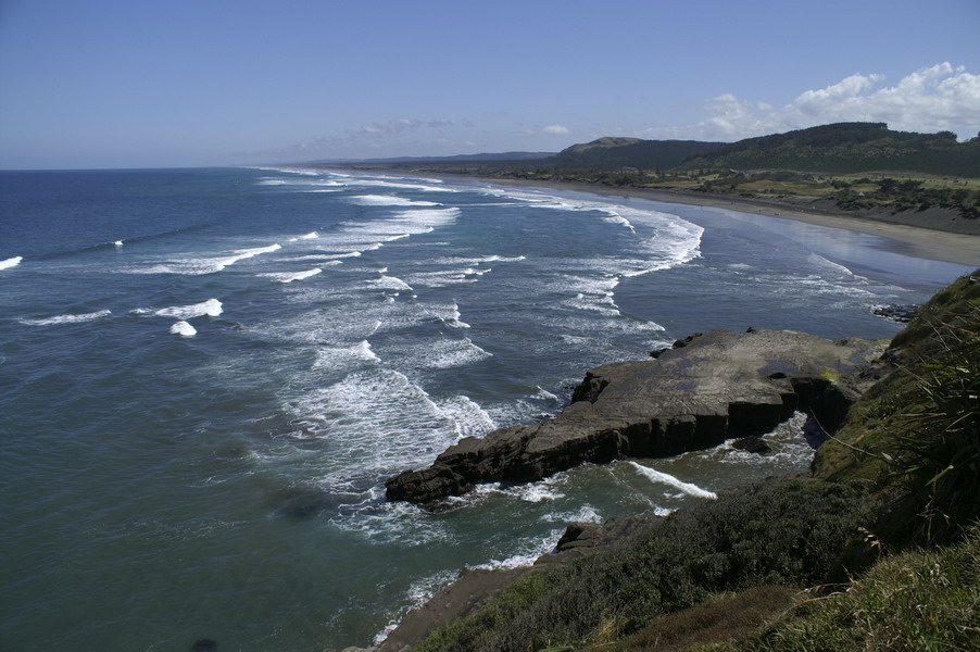 Mauriwai Beach (Nouvelle Zélande)