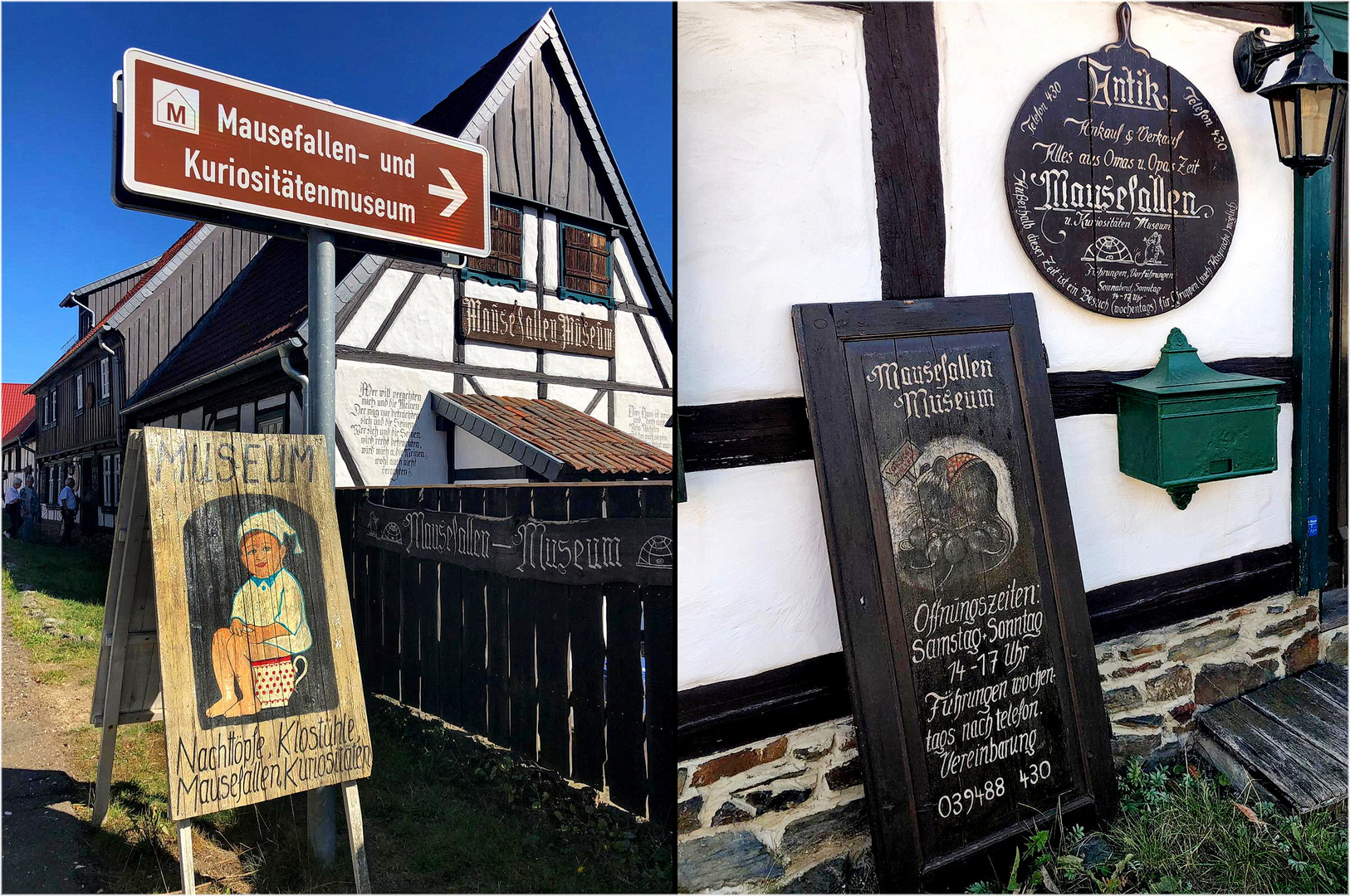 Mausefallen- und Kuriositätenmuseum Güntersberge  im Harz  - Teil 1 