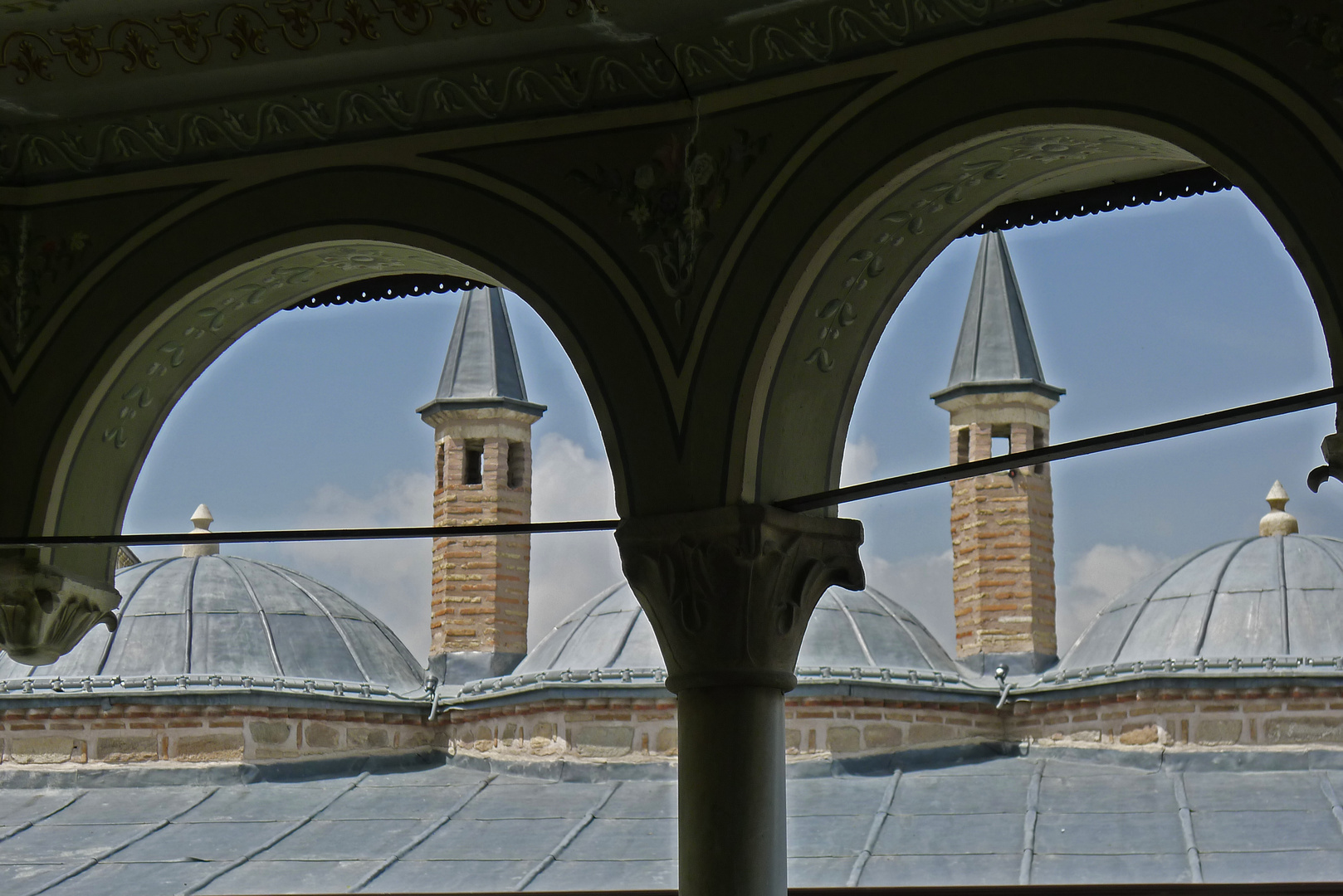 Mausoleum des Mevlana in Konya (Teilansicht)