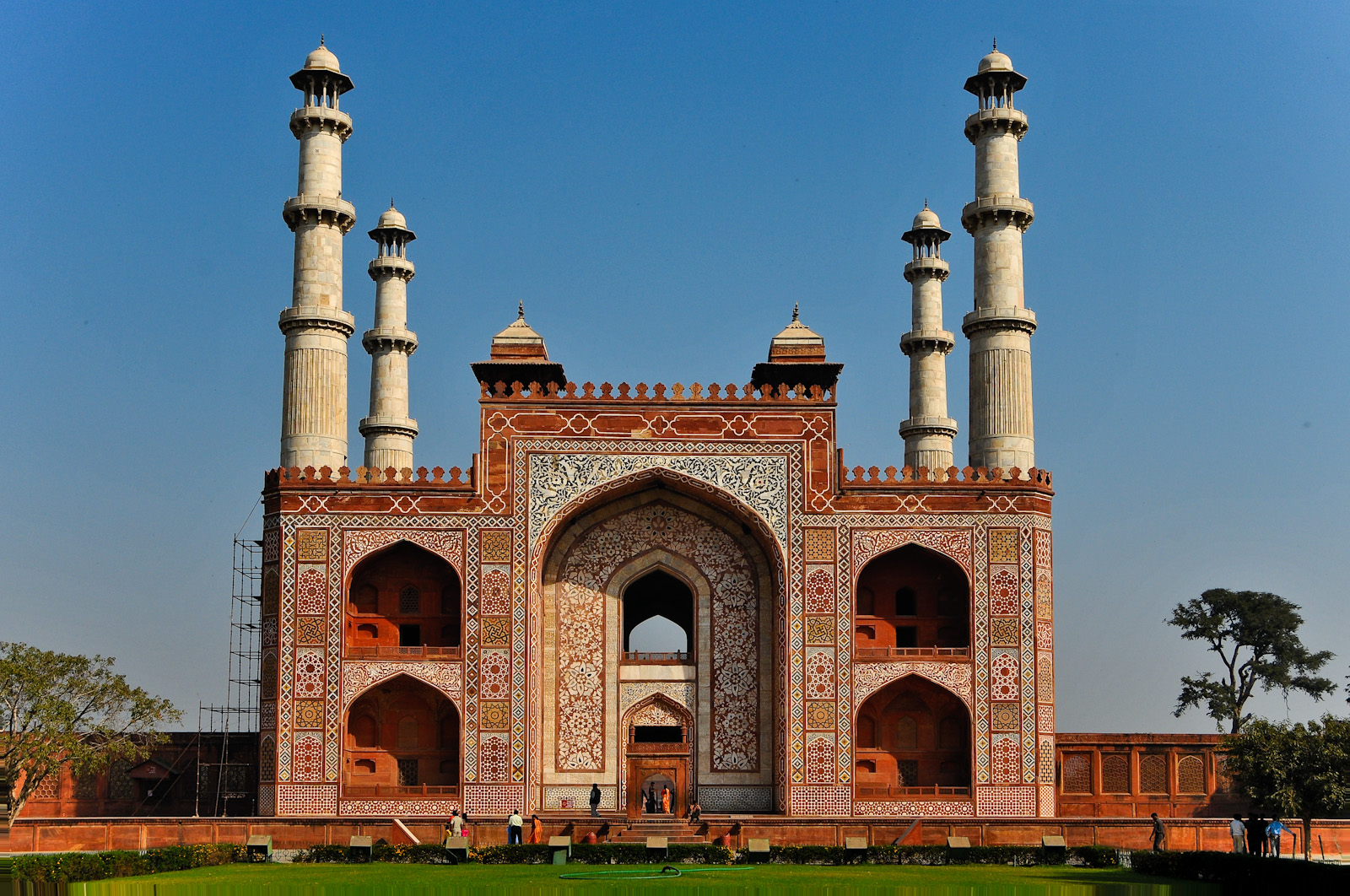 Mausoleum des Mogulkaiser Akbar in Sikandra