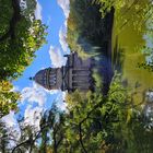 Mausoleum im Tierpark Dessau, Rückansicht