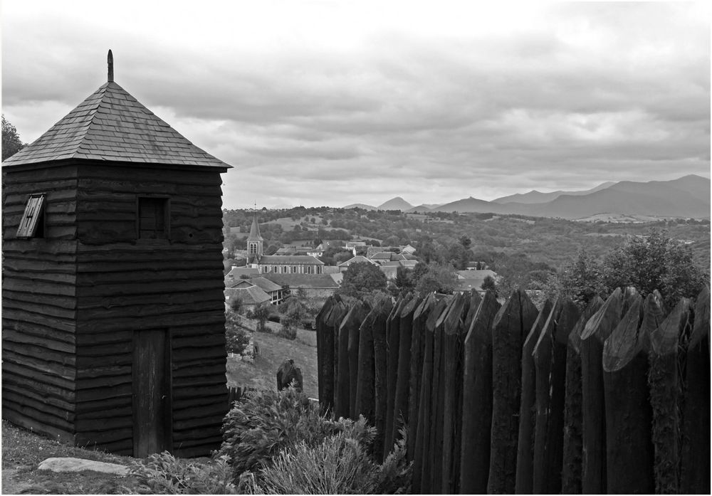 Mauvezin vu du Château médiéval 