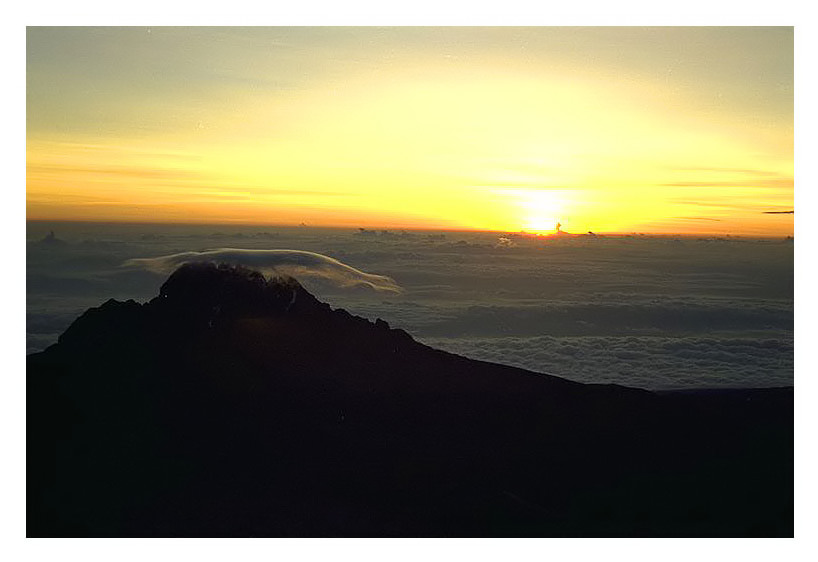 Mawenzi bei Sonnenaufgang