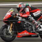 Max Biaggi bei der SuperbikeWM am 06.09.2009 auf dem Nürburgring