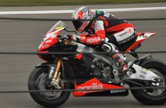 Max Biaggi bei der SuperbikeWM am 06.09.2009 auf dem Nürburgring