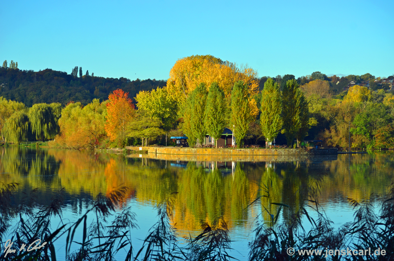 Max-Eyth-See im Herbst