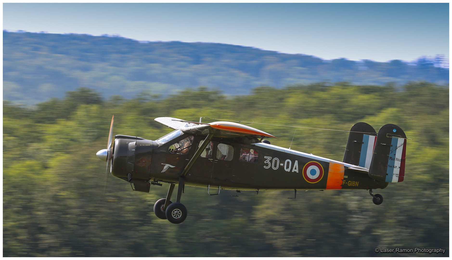 Max Holste MH.1521 Broussard beim Oldtimer Fliegertreffen auf der Hahnweide 2013