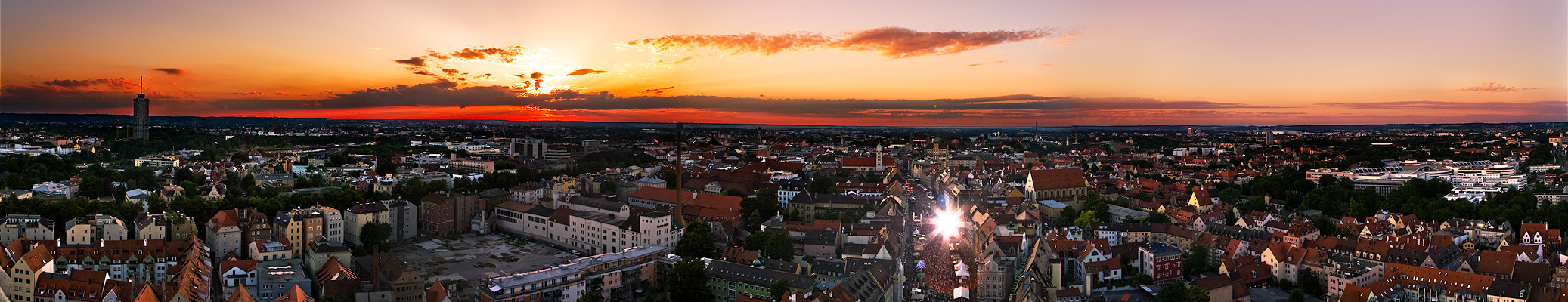 Max08 über der Fuggerstadt