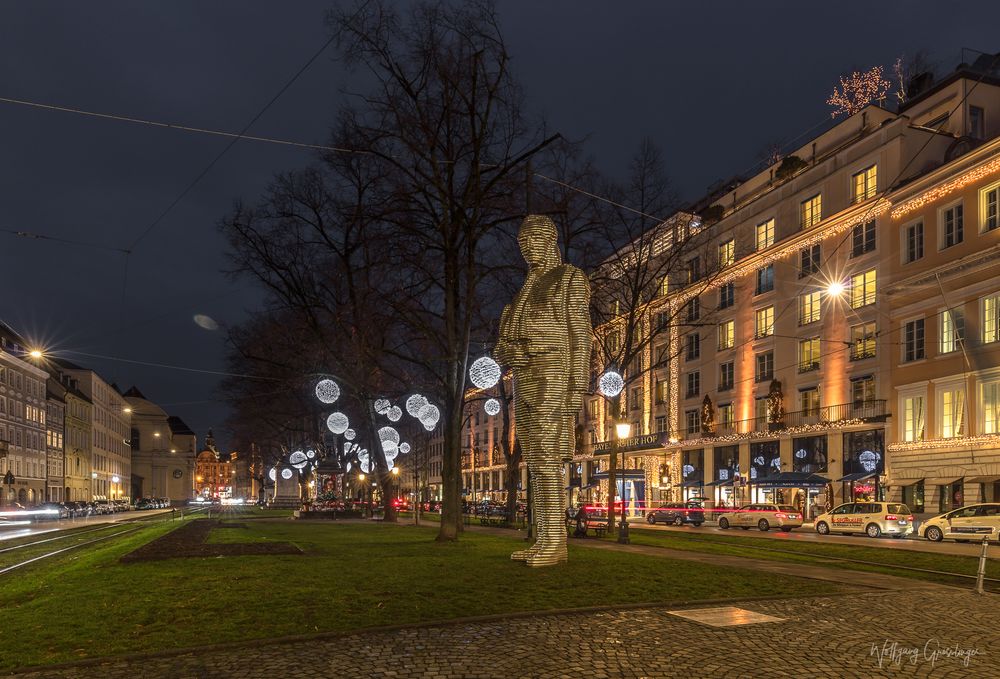 Maximilian von Montgelas am Promenadeplatz München Foto & Bild