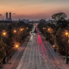 Maximiliansbrücke bei Sonnenuntergang