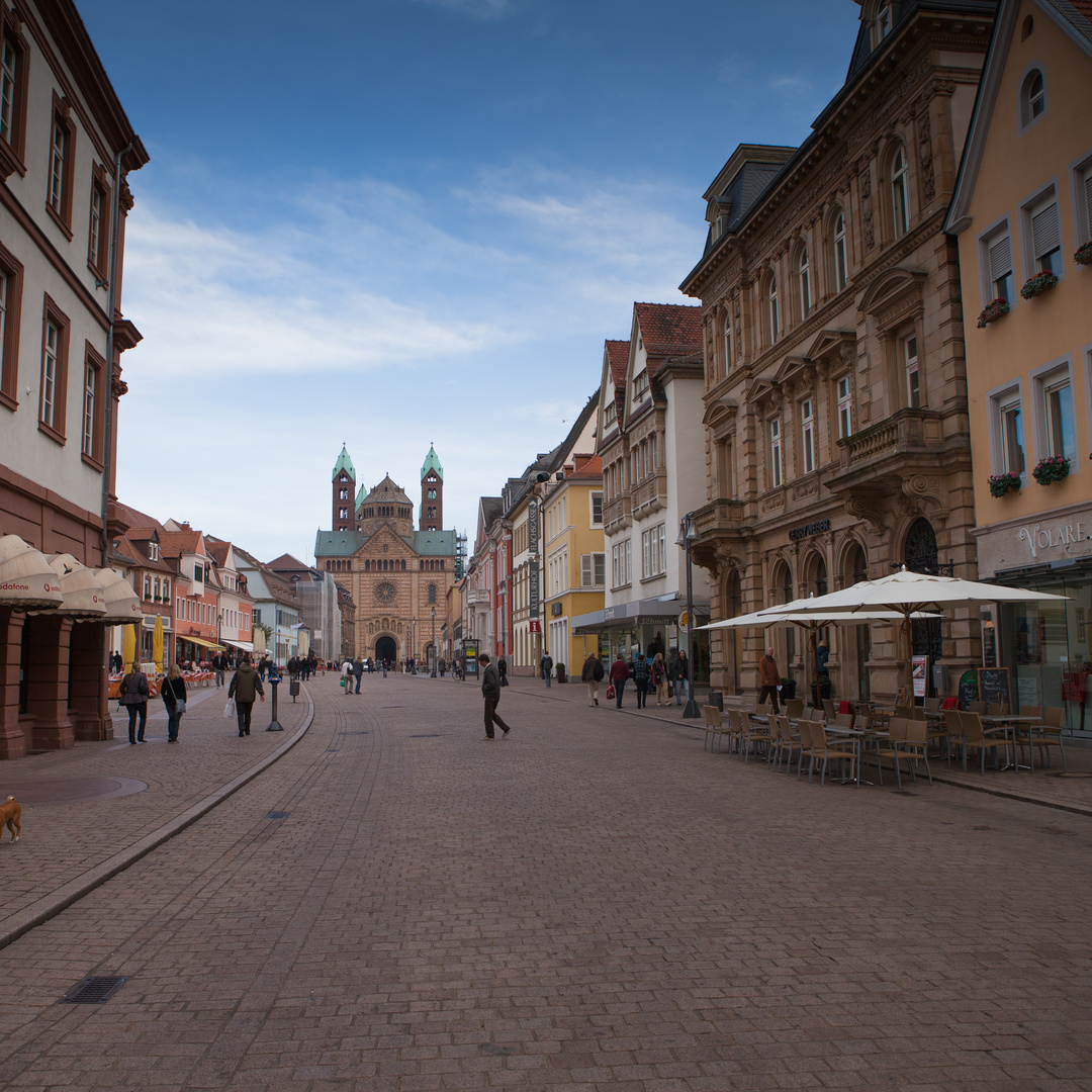 Maximilianstraße und Dom zu Spyer