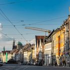 Maxstraße im Abendlicht