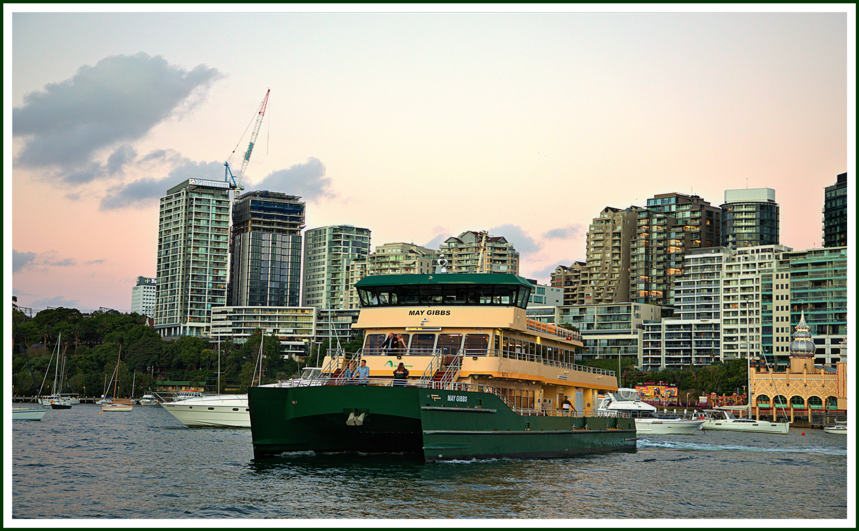 'May Gibbs' ferry on Lavender Bay, Sydney