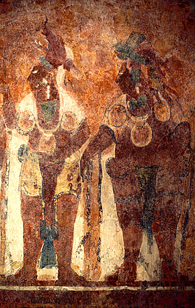 Maya-Fresko in Bonampak