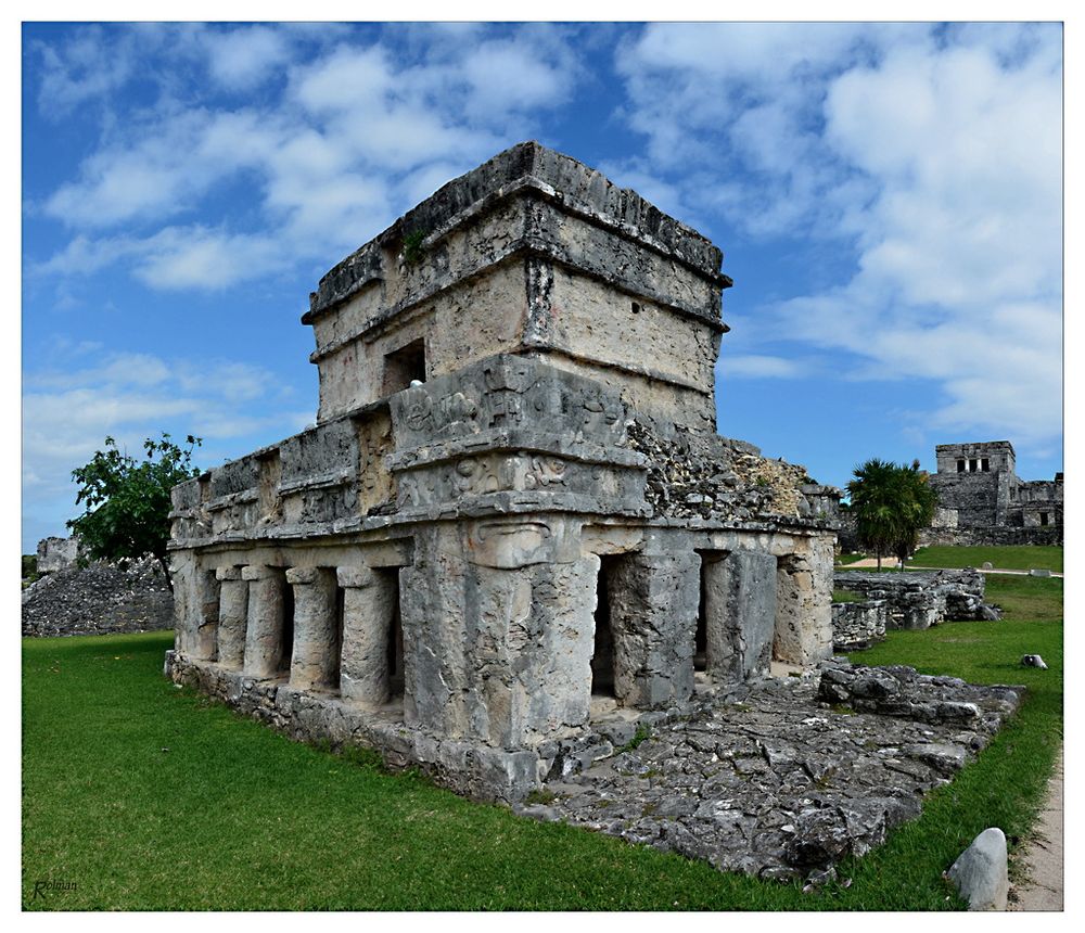 Maya Fundstätte in Tulum (Mexiko)