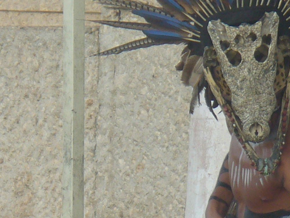 Maya Krieger in Chichen Itza