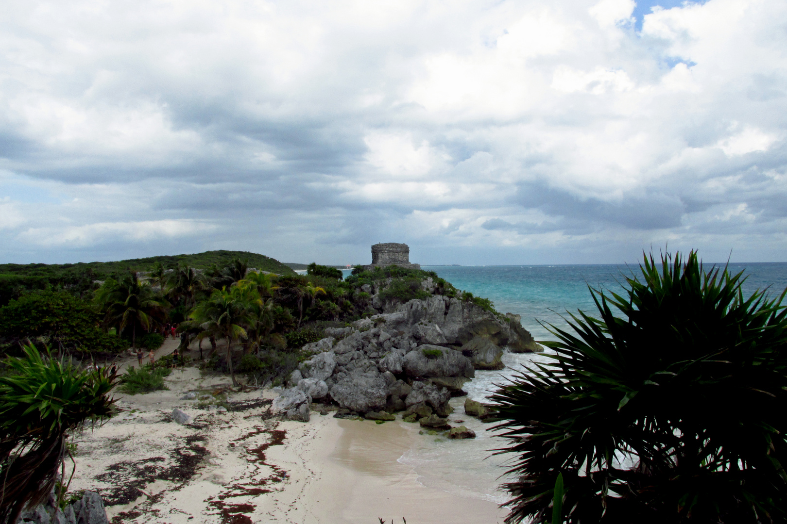 Maya Tempel am Meer