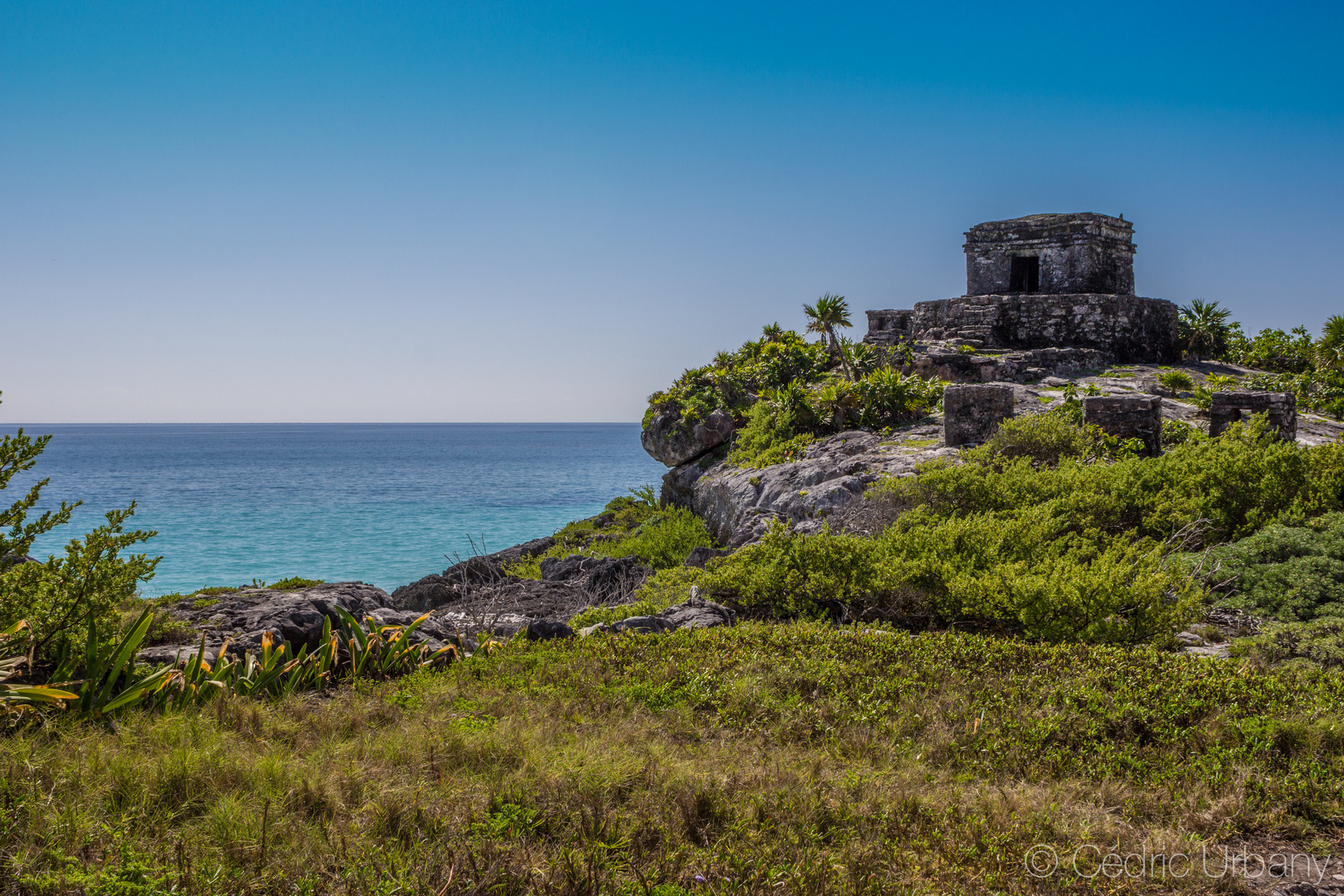 Maya Tempel am Meer