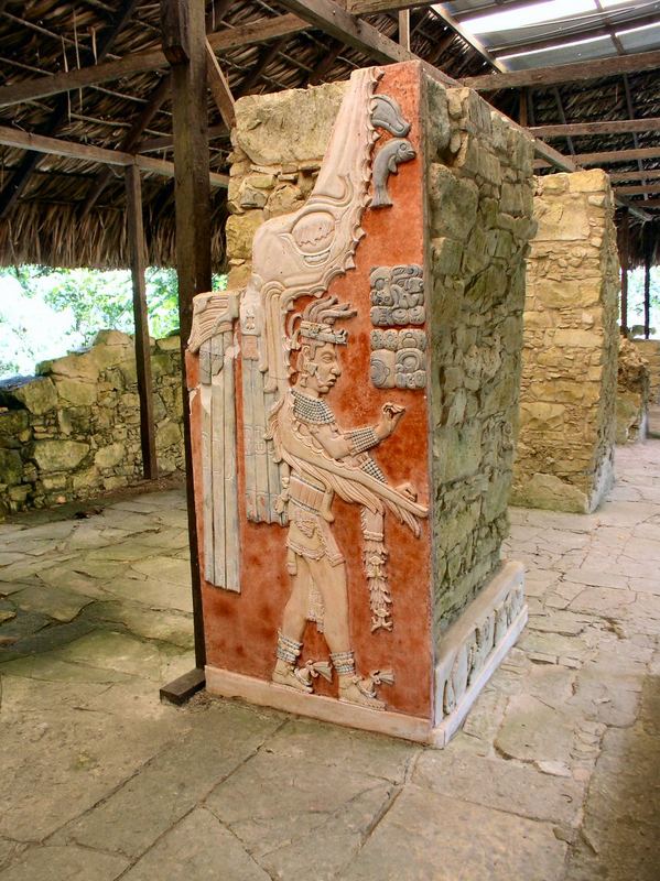 Mayan bas-relief