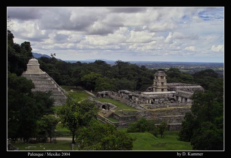Mayastätte in Palenque / Mexiko 2004
