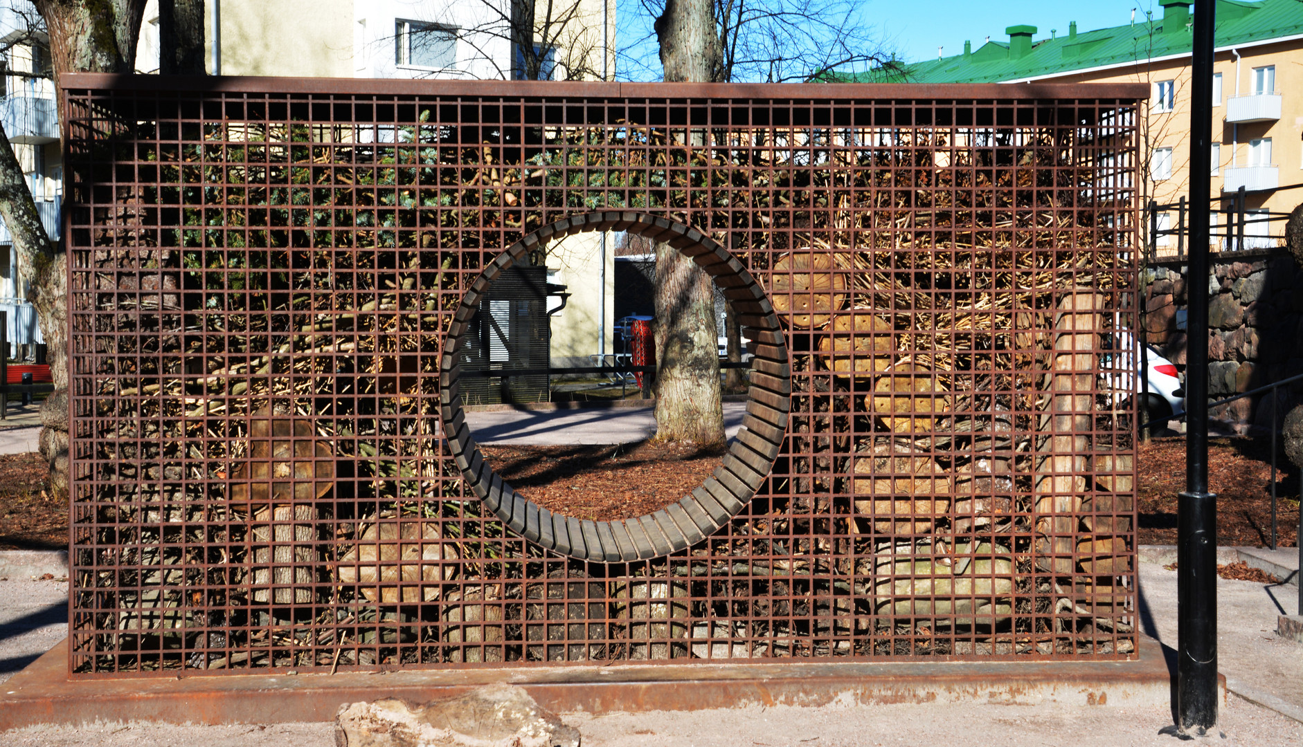 Maybe the biggest insects hotel on the world