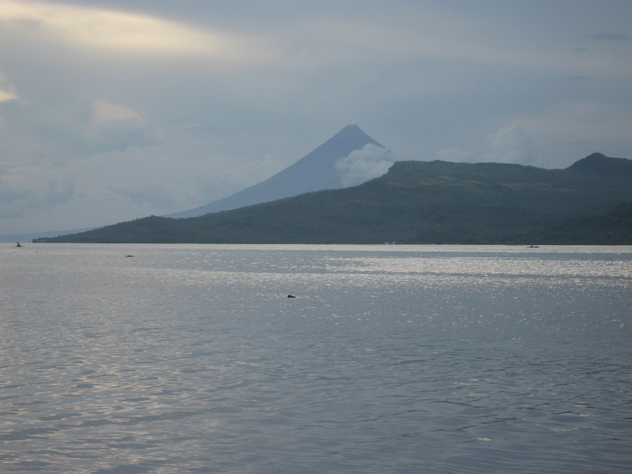 Mayon Volcano From Afar