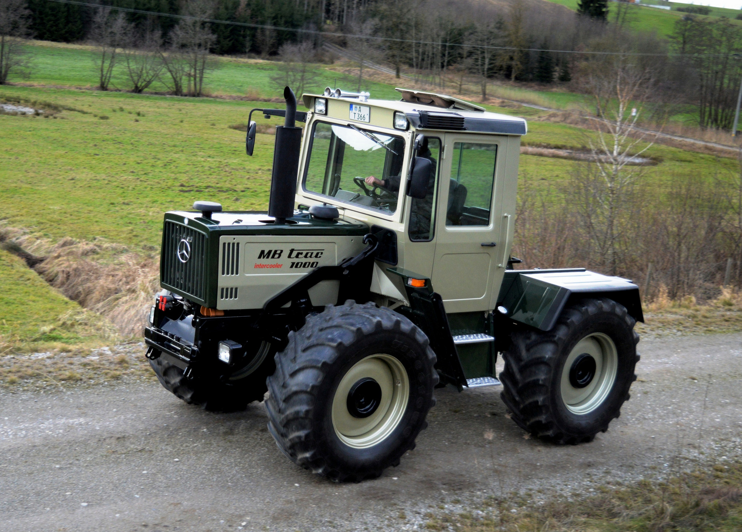 MB trac 1000 intercooler silberdistel