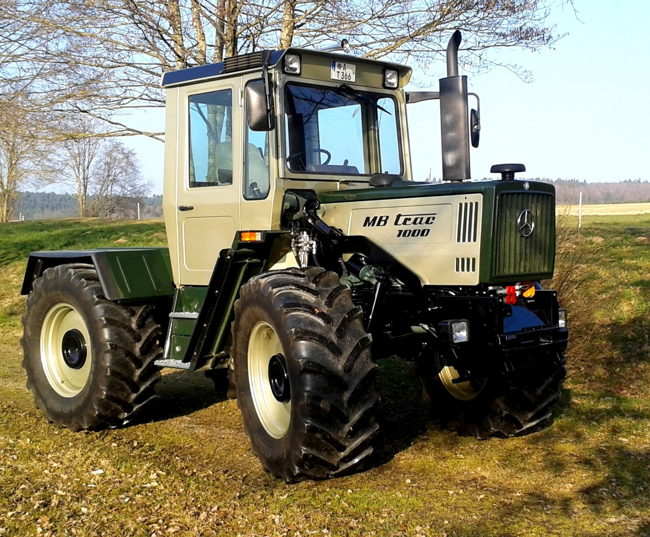 MB trac 1000 silberdistel