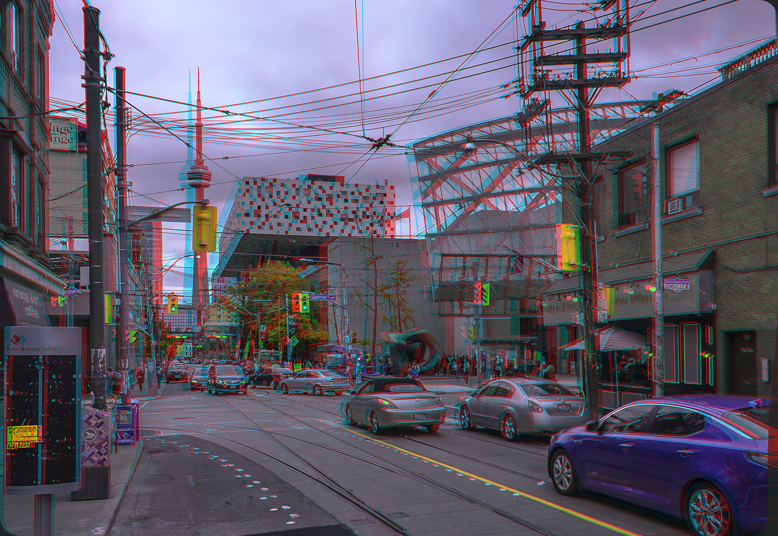 McCaul St., Dundas St. West, Toronto 3-D