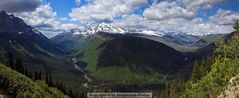 McDonald Creek Valley, Glacier National Park, Montana, USA