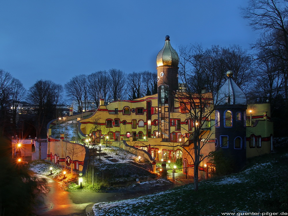 McDonald Hundertwasser Haus in der Essener Gruga.