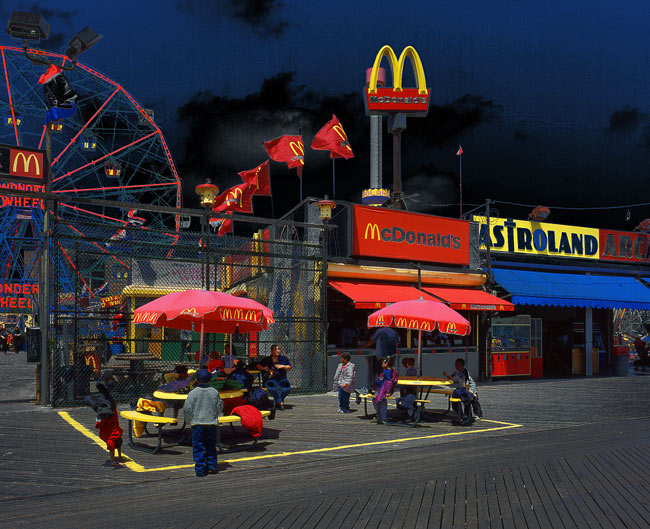 McDonalds auf Coney Island, NY