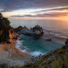 McWay Falls zum Sonnenuntergang