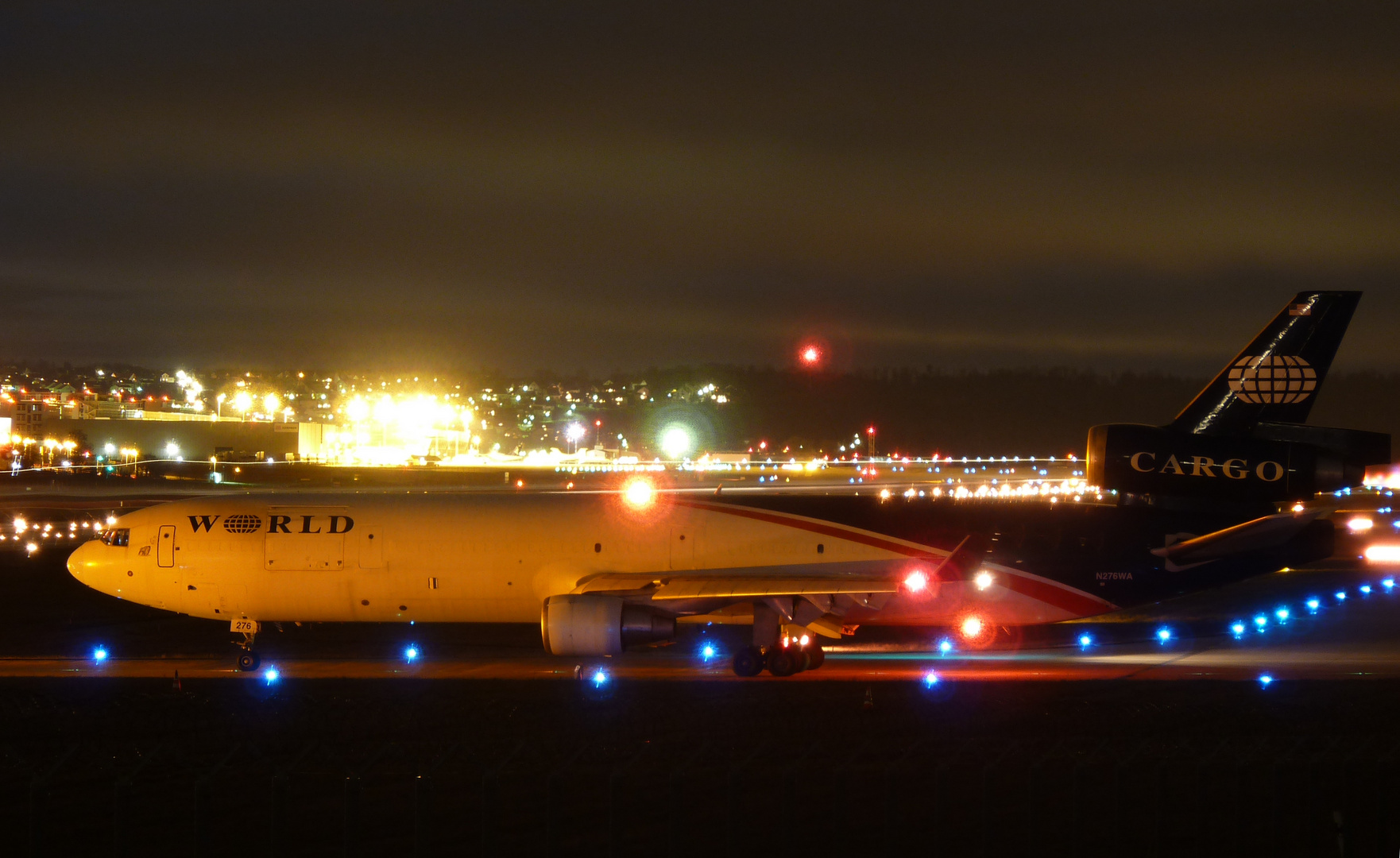 MD11 World Airways in Stuttgart