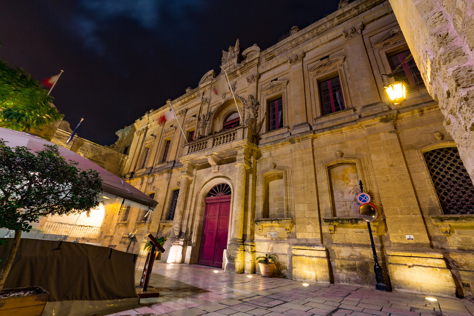 Mdina bei Nacht