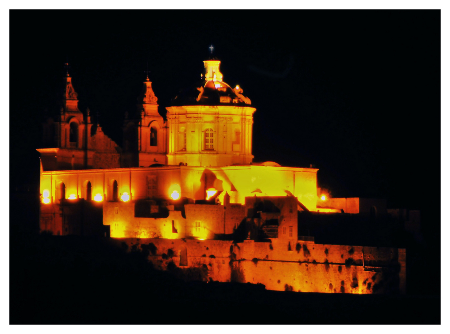 Mdina by night