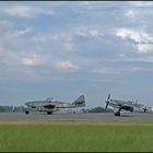 Me 262 und Me 109 ... kurz vor dem Start