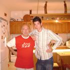 Me and My youngest son Nikos at home in Karababas 2008